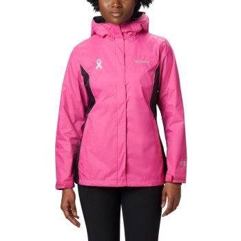 Columbia Ženske Jakne - Tested Tough in Pink Rain II Roze Crne | RXKM-61095